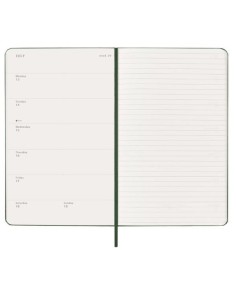 12M WKLY NTBK LG MYRTLE GREEN HARD