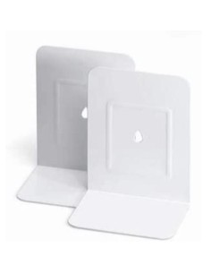 COPPIA 2 REGGILIBRI IN METALLO BIAN 2