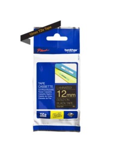 NASTRO LAMIN 12MM ORO SU NERO