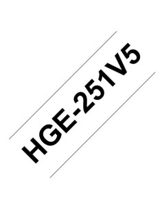 NASTRO HG DA 24MM NERO BIANCO 5PZ