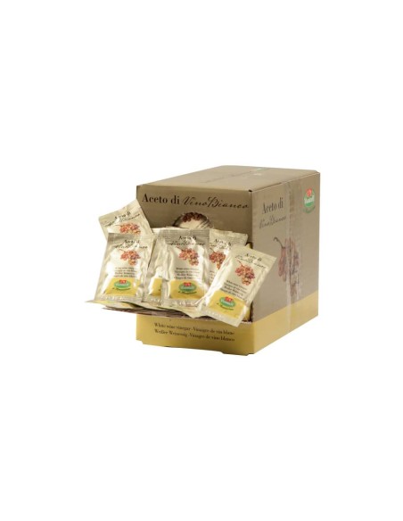 Aceto di vino bianco VIANDER in bustina monoporzione da 5ml Conf. 250 pezzi - 01-0036