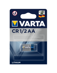 Blister 1 Batteria 3V Litio CR 1/2 AA 6127 2