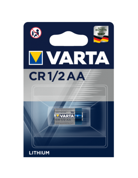 Blister 1 Batteria 3V Litio CR 1/2 AA 6127