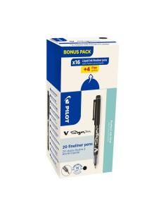 Fineliner Pilot V SIGN PEN Green Pack 20 pezzi 2 mm nero - 000041 2