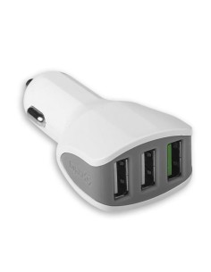TURBO CAR CHARGER 3USB 4.4A/22W WH