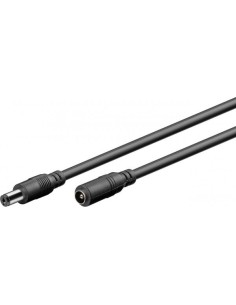 Cavo Prolunga di Alimentazione DC 2.1 mm 3 metri Nero 2