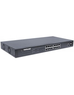 Switch Gigabit Ethernet 16 Porte PoE+ Web Managed con 2 Porte SFP 2