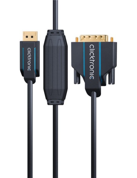 Cavo Monitor DisplayPort Maschio a DVI-D Maschio 5 m Blu