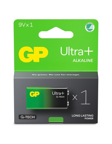 Batteria GP Ultra Plus Alcalina 9V 1604AUP/6LF22