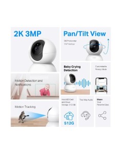 PAN/TILT HOME SECURITY WI-FI CAM