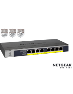 8PT POE/POE+ GIGABIT UNMANAGED SWCH