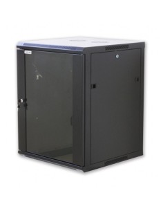 Armadio Rack 19'' a muro 6 unità sezione unica prof. 450mm Nero