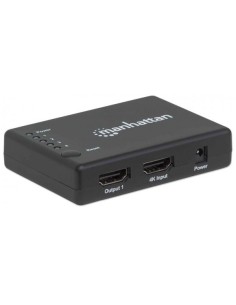 Splitter HDMI 4K UHD 3D con LED 4 vie 2