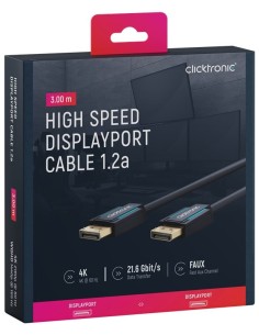 Cavo Audio/Video DisplayPort M/M 3 metri Alta Qualità 2