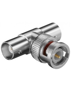 Adattatore BNC a T 1 Maschio 2 Femmine