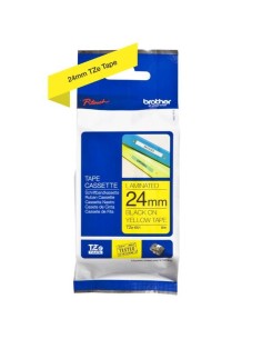 NASTRO TIPO TZ 24MM NERO/GIALLO