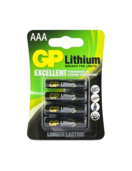 Blister 4 Batterie Litio Stilo AA 1,5V/15LF Longest Lasting