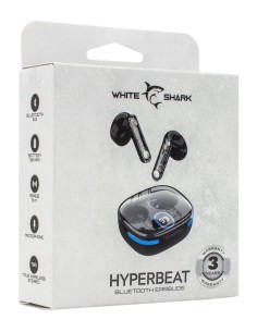 Auricolari Wireless Bluetooth v5.3 Custodia di Ricarica con Display Nero 2