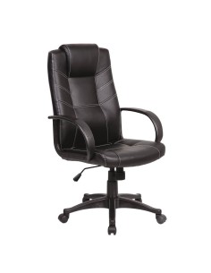 Poltrona direzionale nera ecopelle con braccioli Office Products Corsica 23023341-05 2