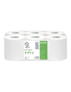 Carta igienica Papernet mini jumbo conf. 12 rotoli - 2 veli 407568 2
