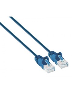 Cavo patch di rete Cat6 UTP Slim  0,5 m blu 2