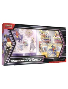 Set Pokémon - Premium Garchomp EX di Camilla 6 buste + 3 carte olografiche PK10427-I