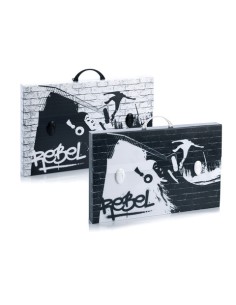 Valigetta in PPL Favorit con stampa Favorit Black&White soggetti assortiti 2