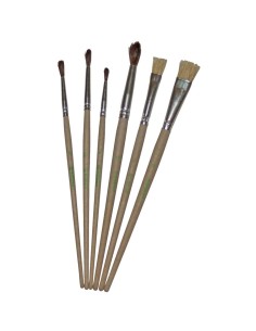 Pennelli scolastici Donau ÖKO punte e misure assortite - conf. 6 pz - 330399 2