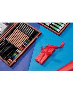 Set artistico Derwent Academy scatola in legno da 35 pezzi in colori assortiti - 2300147 2