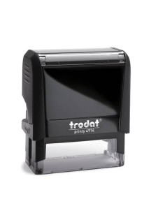 Timbro autoinchiostrante max 7 righe Trodat eco PRINTY 4914 - 64x26 mm nero 47586