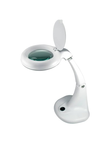 Lampada da tavolo per ingrandimento UNILUX Minizoom a led bianco 400108074