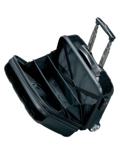 Trolley portadocumenti JSA in policarbonato 43x21x40 cm nero 45513 2