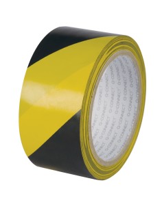 Nastro di segnalazione nero/giallo Q-Connect - 150 µm 48 mm x 20 m - conf. 6 pezzi - KF04383