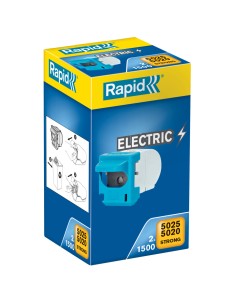 Punti metallici Rapid per cucitrici 5020/5025E 2 cartucce da 1500 punti - 23271900 2