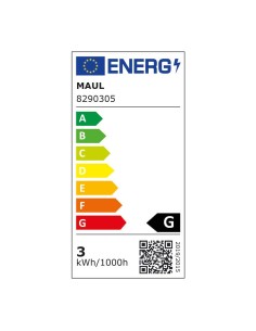 Lampada da scrivania MAULstarlet metallo cromato nero E27 8 W Z800093 2
