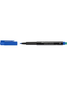 Marcatore cancellabile Faber-Castell Multimark 1525 M 1 mm blu 152551 2
