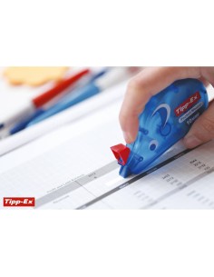 Correttori a nastro TIPP-EX Pocket Mouse 4.2 mm x 10 m Conf. da 10 + Penna Gelocity Quick Dry Blu - 989680 2