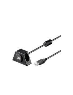 Prolunga USB 2.0 fissabile con viti 1,2 m Nero