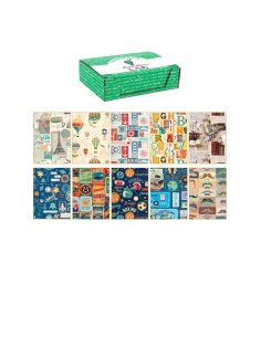 Carta regalo Kartos 70x100 cm - conf. 100 ff in colori assortiti in fantasie assortite