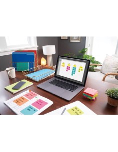 Foglietti Post-it® Popmistic - conf. 6 blocchetti da 100 ff - 76x76 mm - 654-pop 2