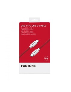 PANTONE USB-C TO USB-C CABLE 60W RD 2