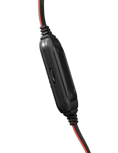 Cuffie Gaming con Microfono Serval Nero Rosso SERVAL