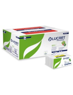 Asciugamani piegati a ''Z'' Lucart Eco Z 21,5x23,5 cm 2 veli conf. da 220 ff - 864014U