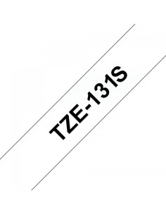 NASTRO LAM H12MM(4M) NERO SU TRASPA