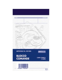 Blocco comande O.C.L. 9x15 cm 25x2 copie - 0210N
