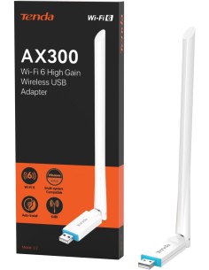 Adattatore USB Wireless Wi-Fi 6 ad Alto Guadagno 2.4G/286Mbps, U2 V5.0 2