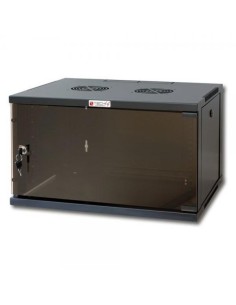 Armadio Rack 19'' a Muro 6U prof. 600 Nero Assemblato