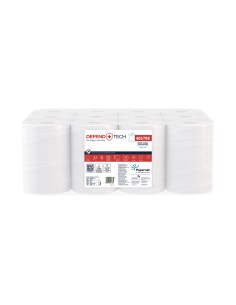 Rotoli asciugamano Papernet Centrefeed - conf. 12 pz - 189 strappi - 405788 2