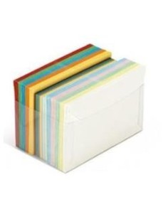 CF100BUSTE CART. COLORI ASS 9X14