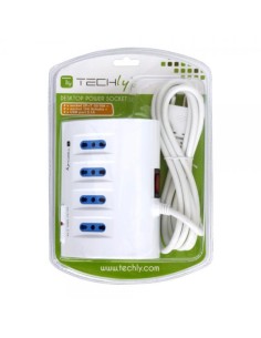 Multipresa da Tavolo 4 prese Italiane Bipasso 2 Schuko e 2 USB Bianca 2